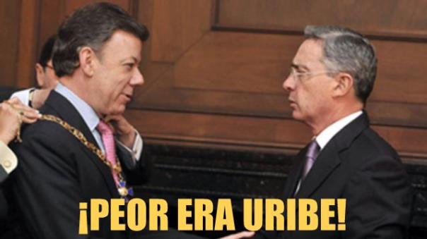 Peor era Uribe